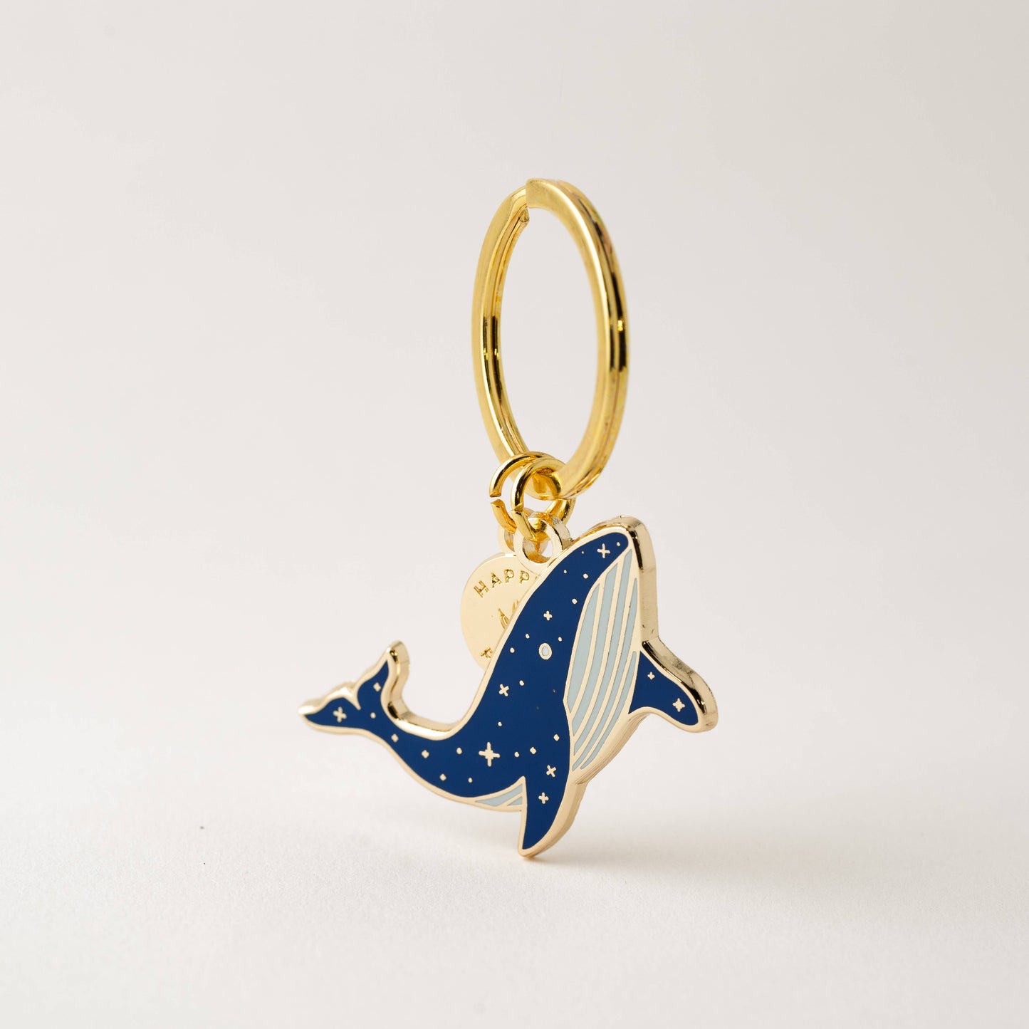 Whale Keychain & Bag Charm - Beach & Ocean Lover Gift