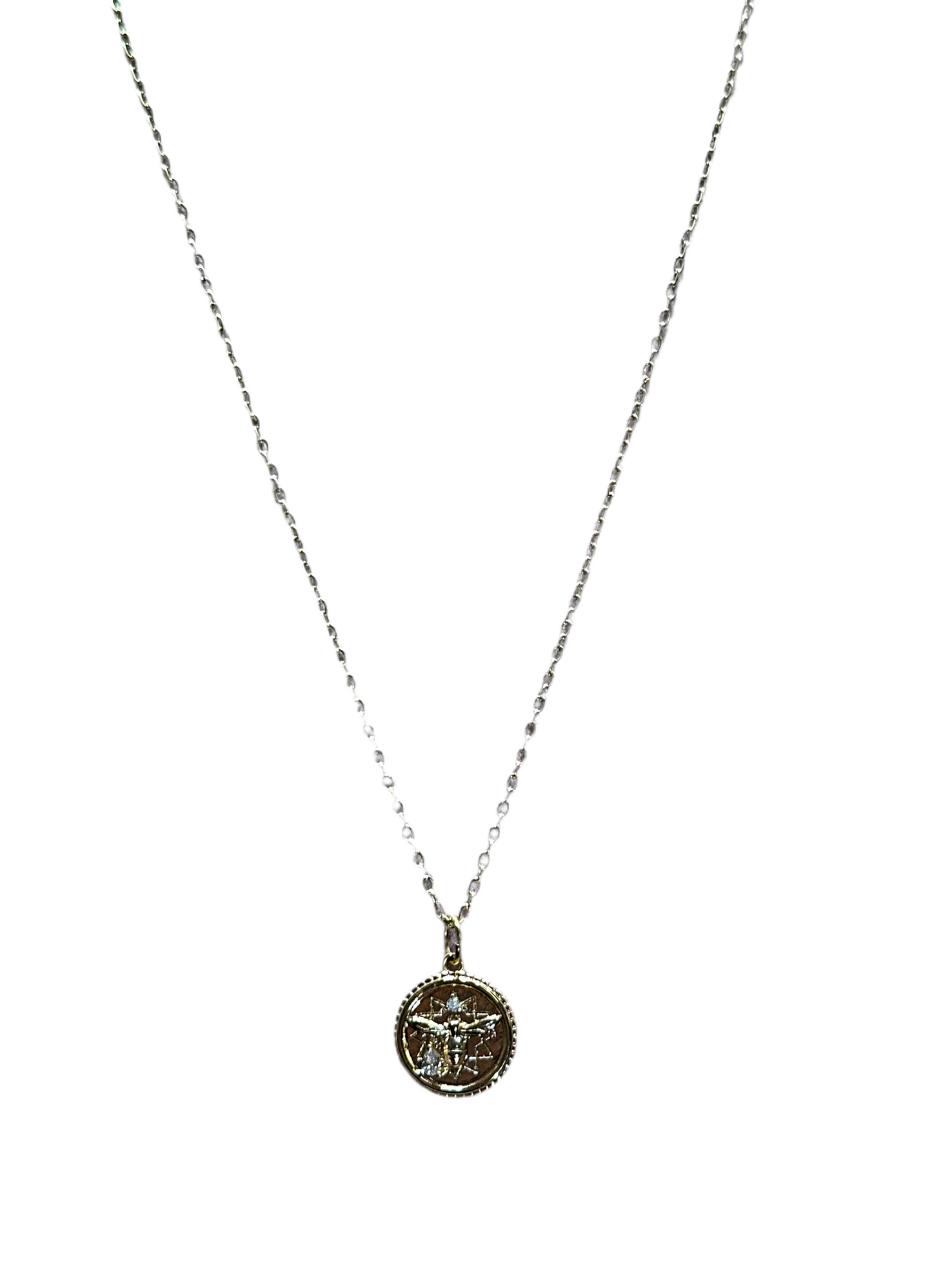 Crystal Bee Pendant Necklace
