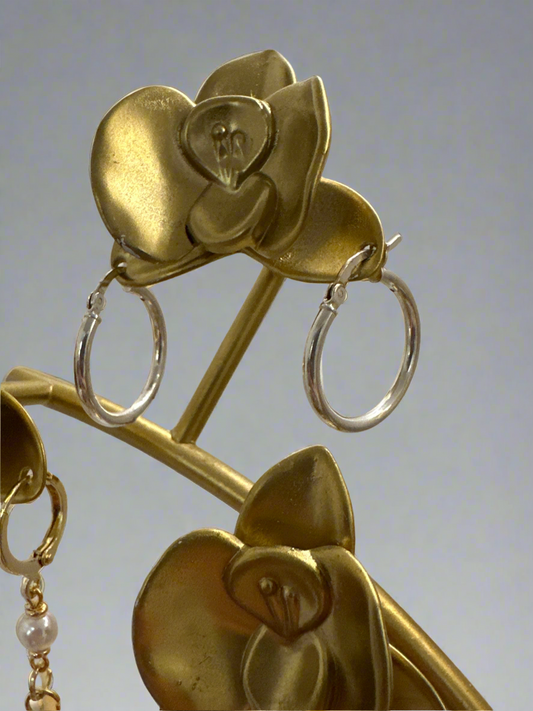 Timeless Sterling Silver Hoops