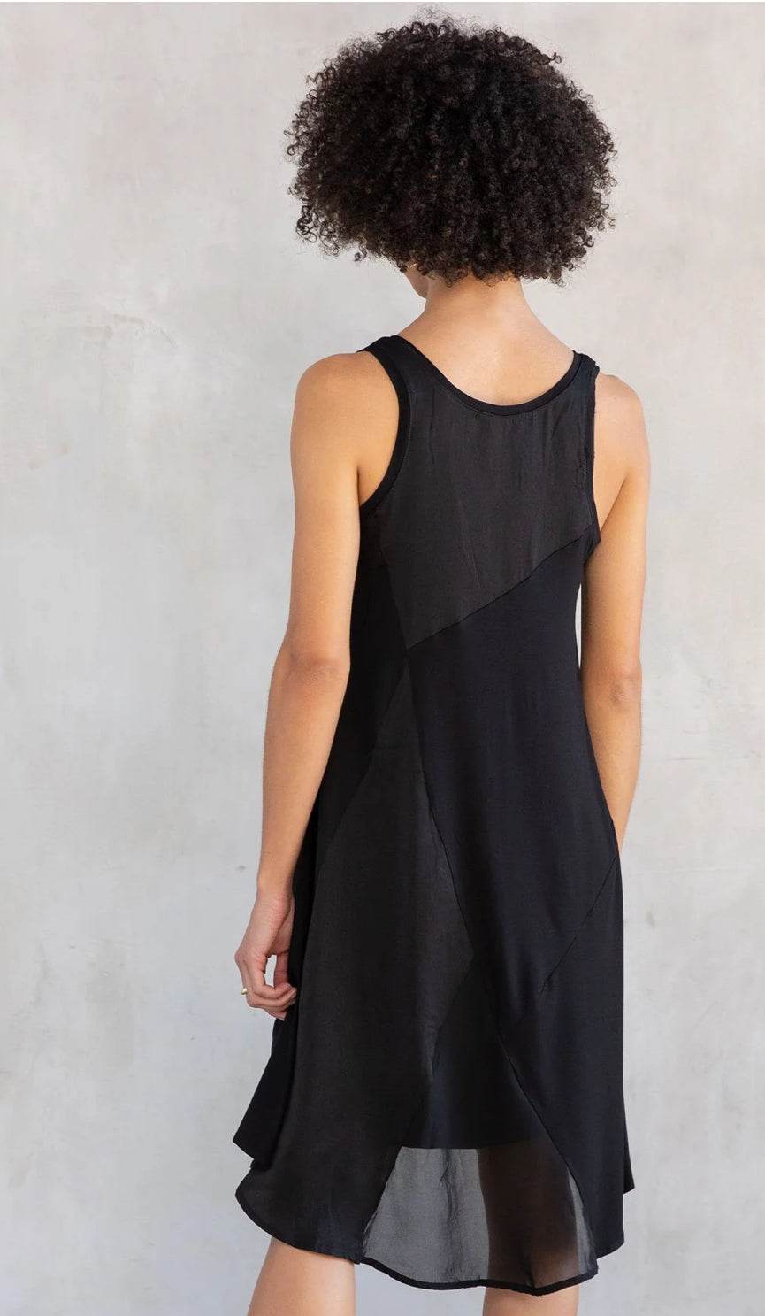 Modest Black Mini Dress - SAUVAGE ZSA™