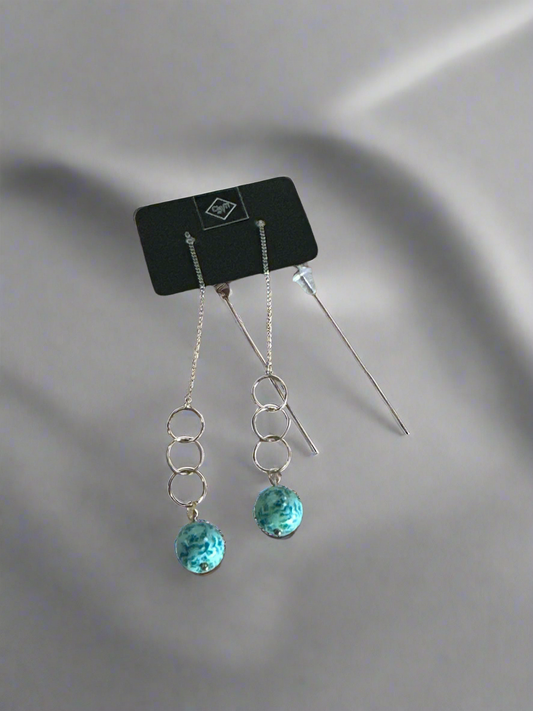 Handcrafted Parisienne Artisan Dangling Earrings