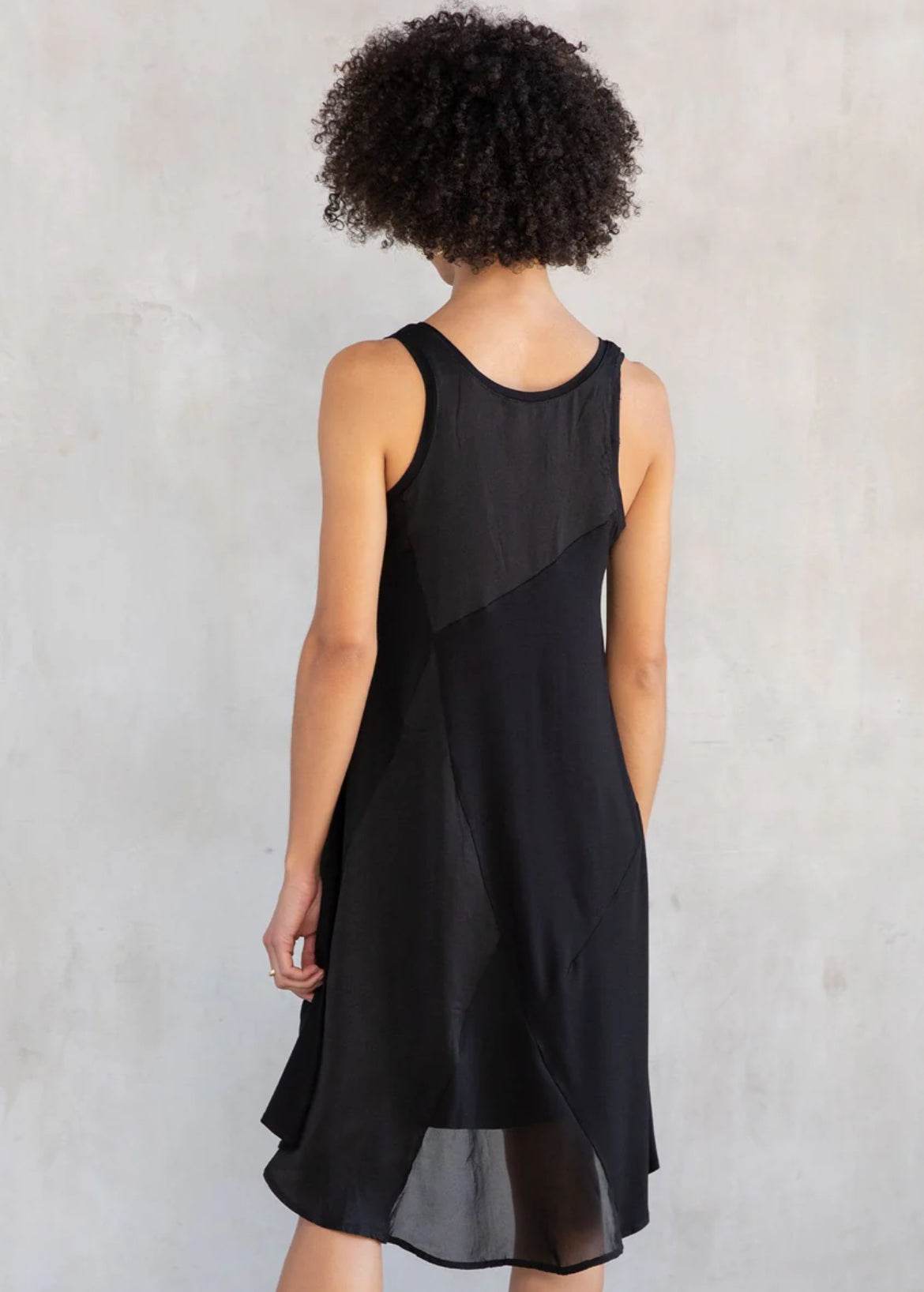 Modest Black Mini Dress - SAUVAGE ZSA™