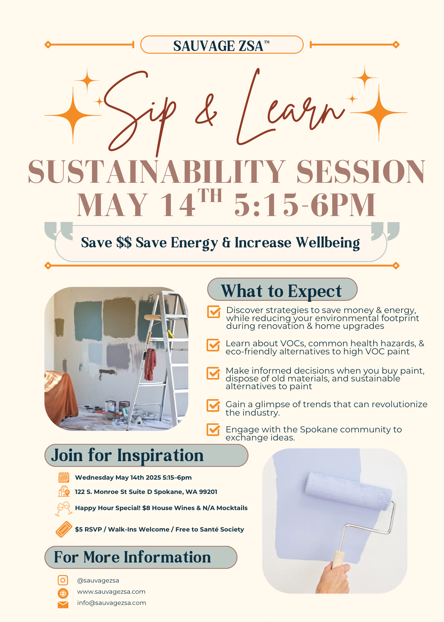 Sip & Learn! Open House Sustainability Session