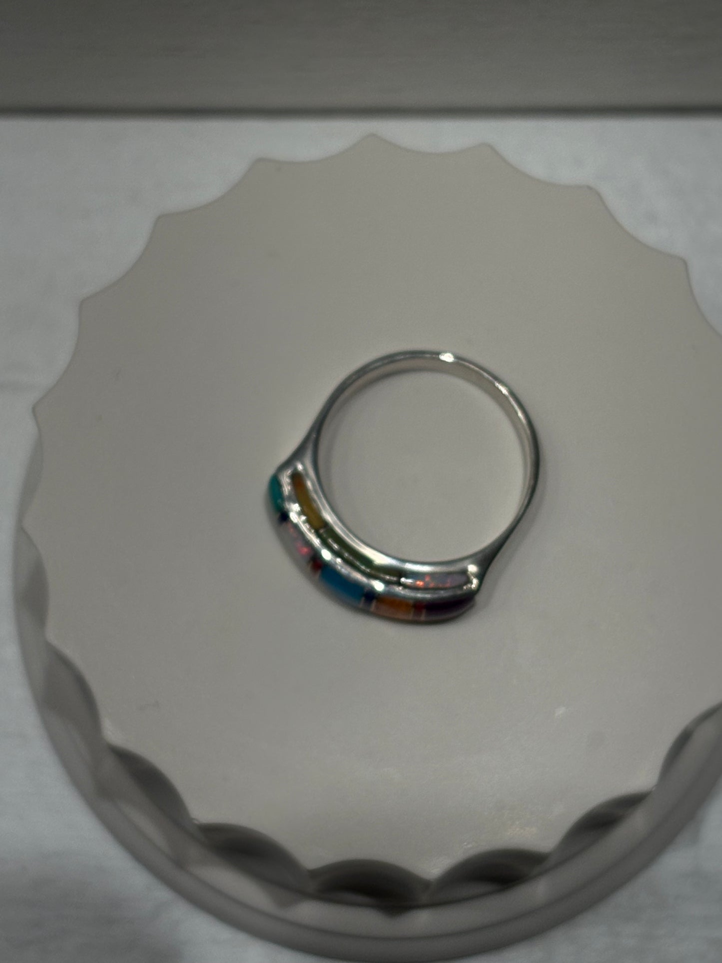 Vintage Gemstone and Sterling Silver Ring