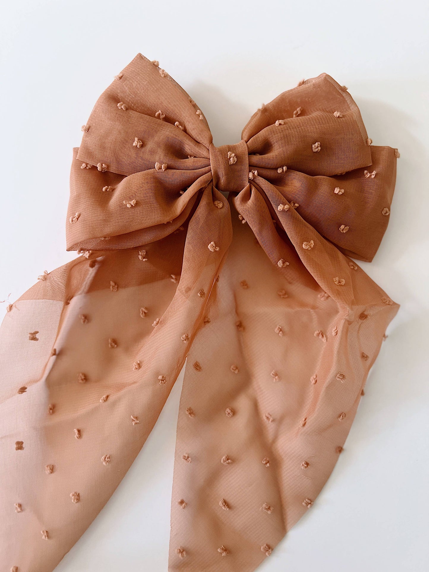 Romantic Fabric Hair Bow