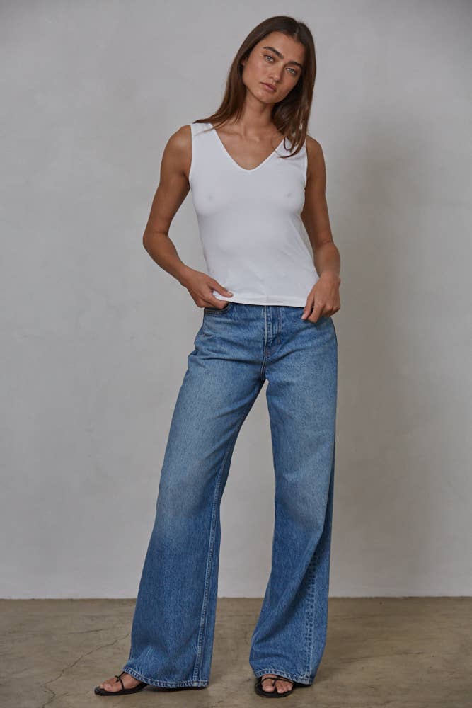 Seamless Reverse-able U-V Neck Tank