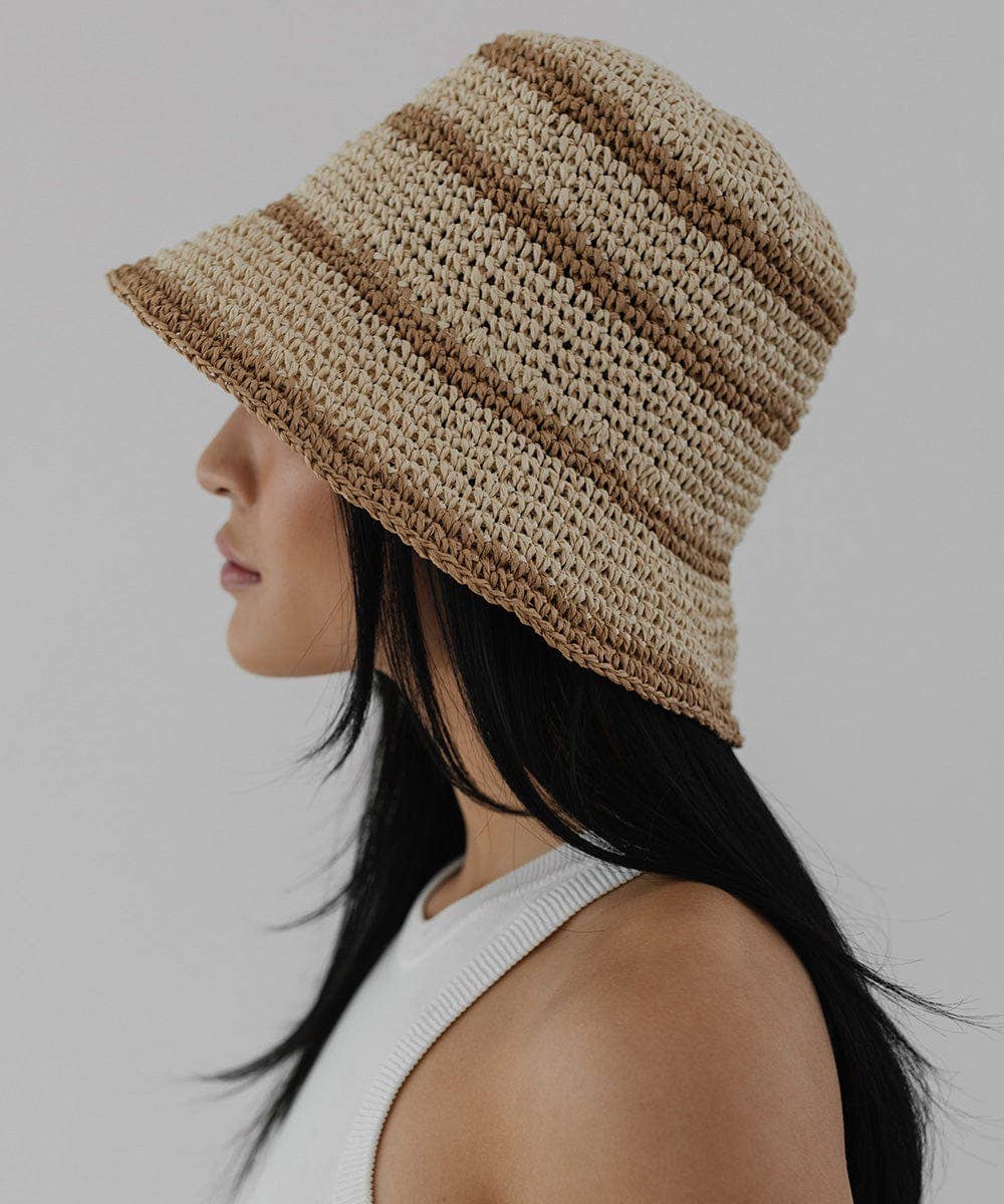 GiGi Pip Sal Crochet Packable Bucket Hat