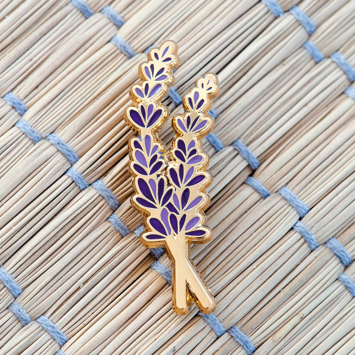 Lavender Enamel Pin
