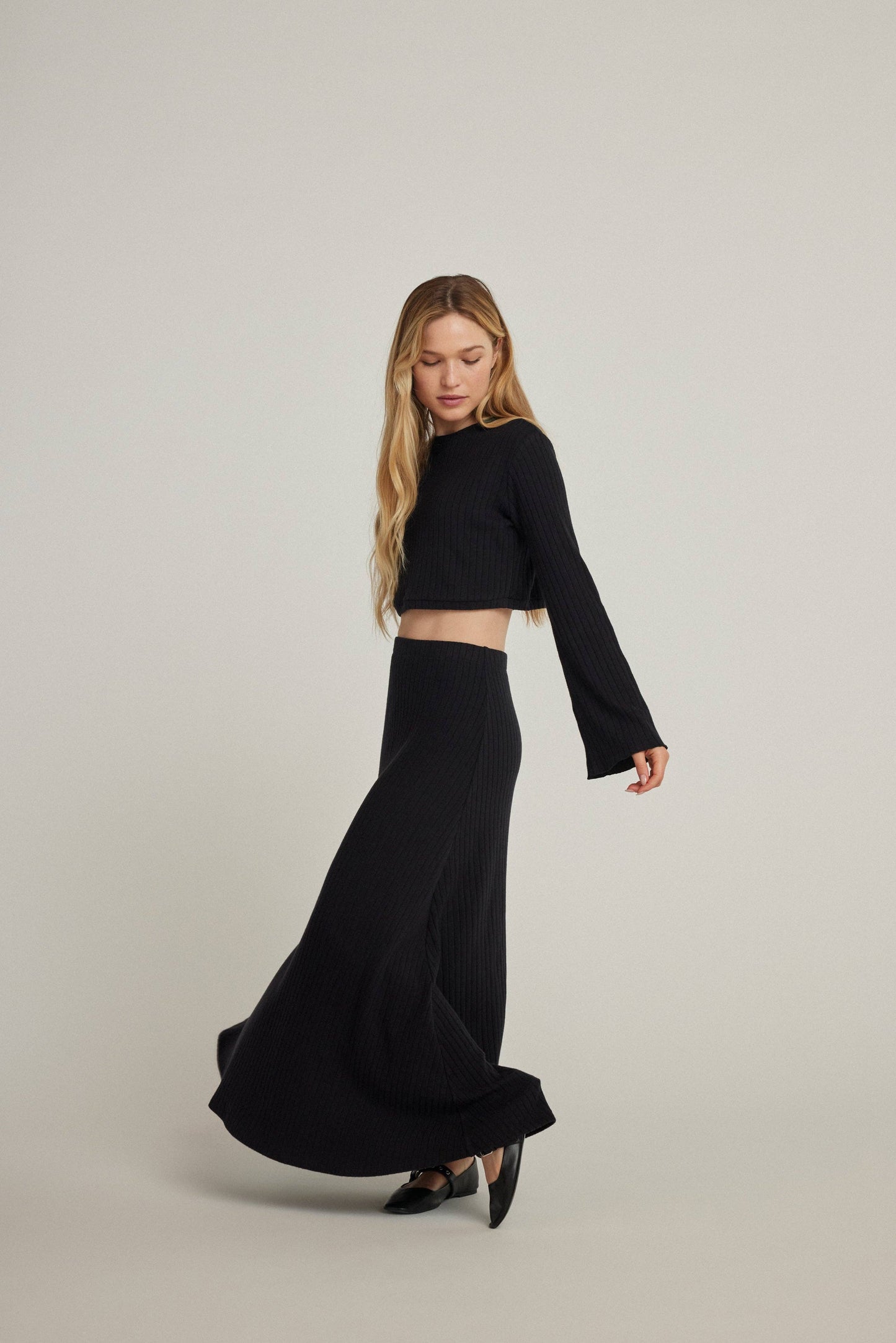 Soft Knit Maxi Skirt
