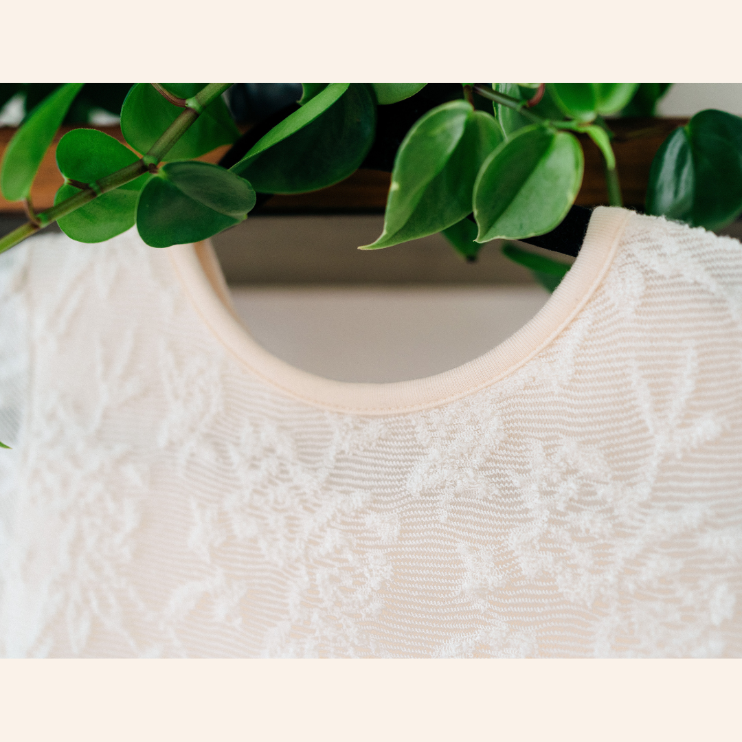 Ivory Lace Mommy & Me Bridal Dress - Flower Girl Dress - Wedding Girl