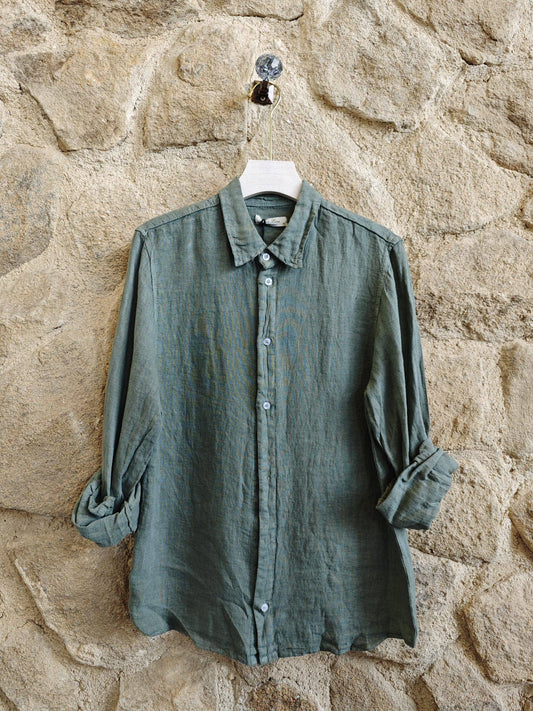 Italian Linen Button Down Shirt