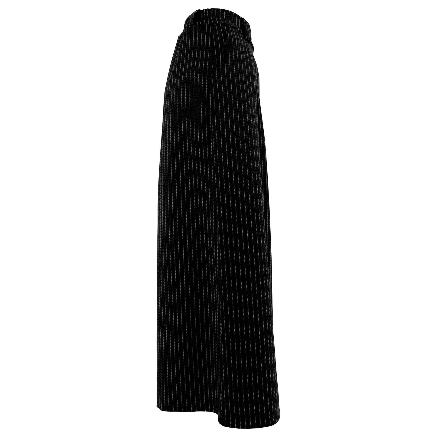 Wide Leg Pinstripe Pants