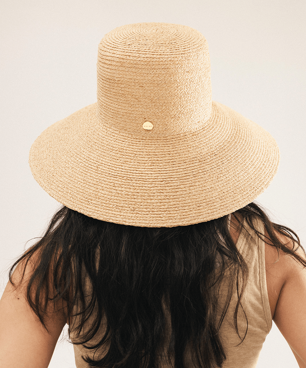 Jolie Packable Straw Bucket Hat