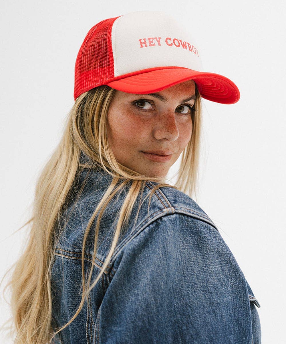 Hey Cowboy Foam Trucker Hat