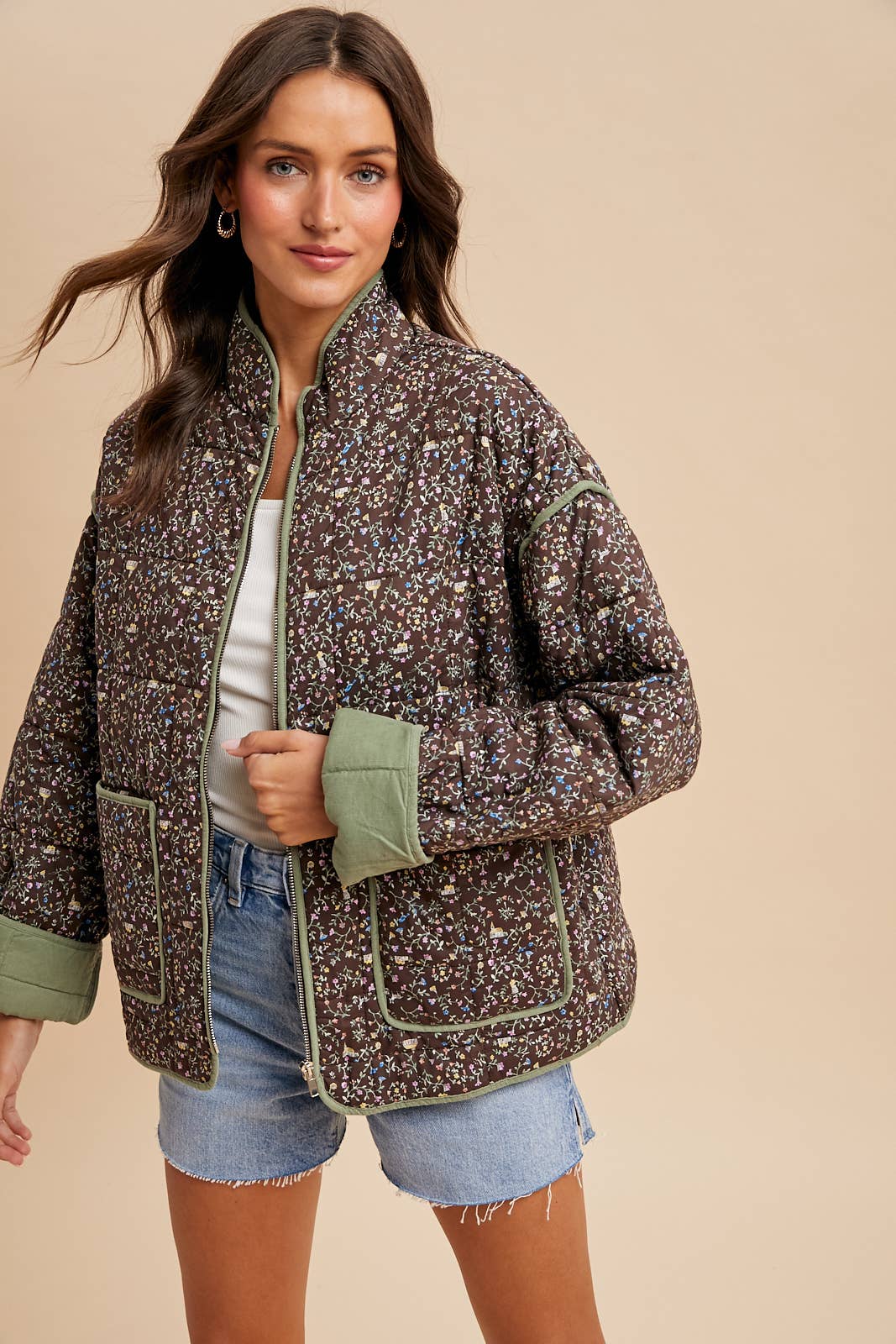 Quilted Cotton Puffer Jacket