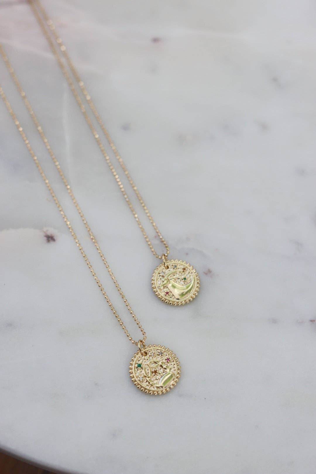 Virgo The Caregiver Zodiac Necklace - SAUVAGE ZSA™