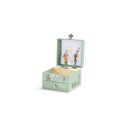 Musical Jewelry box - Three Little Rabbits - Moulin Roty