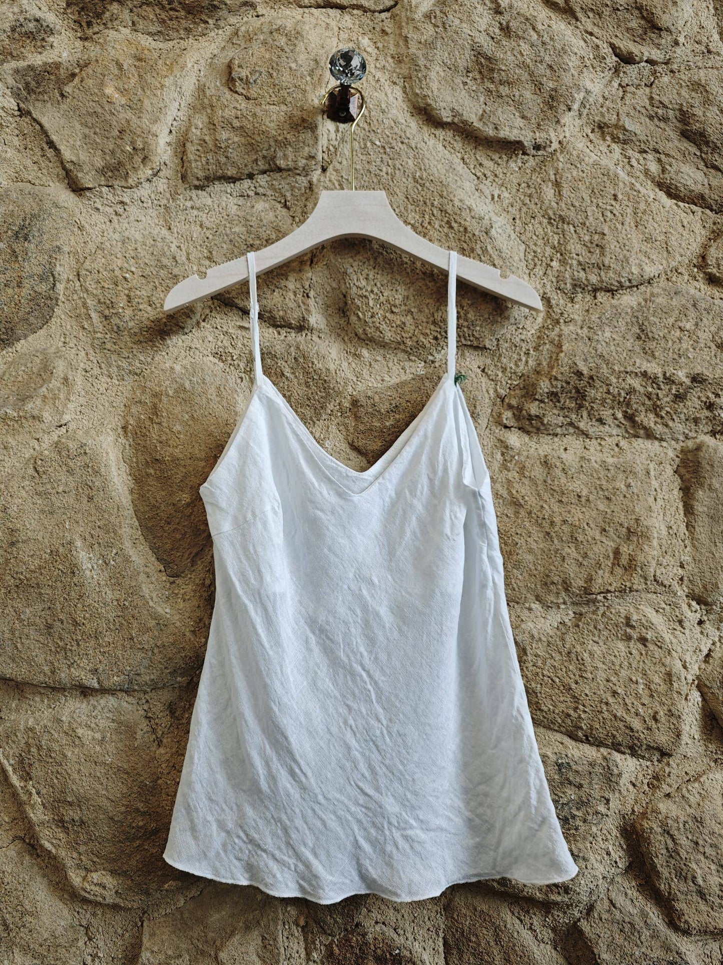 Strapless Linen Tanktop Blouse