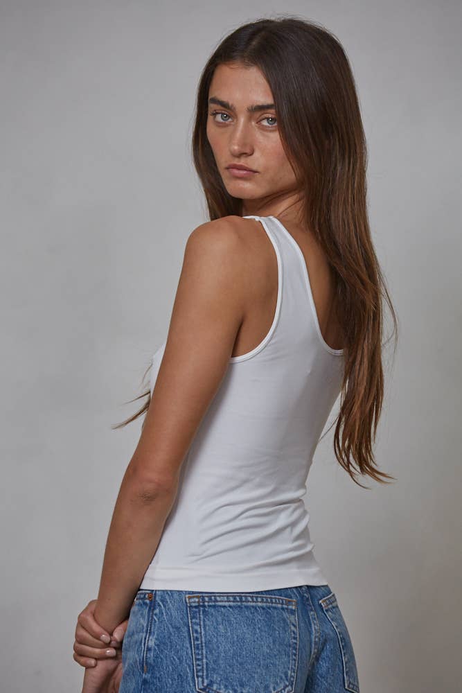 Seamless Reverse-able U-V Neck Tank