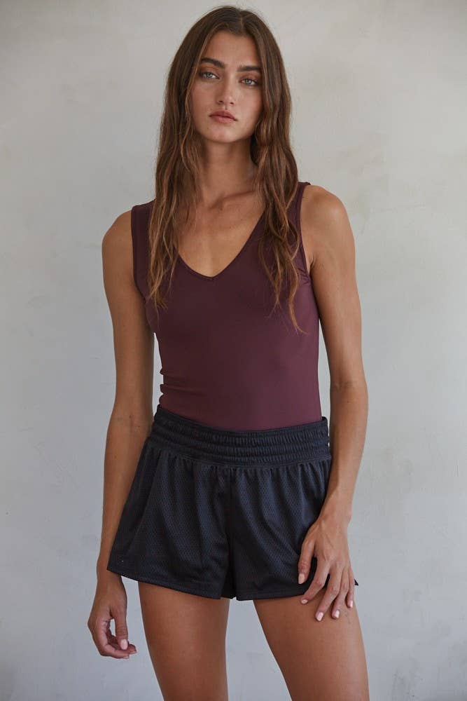 Seamless Reverse-able U-V Neck Tank