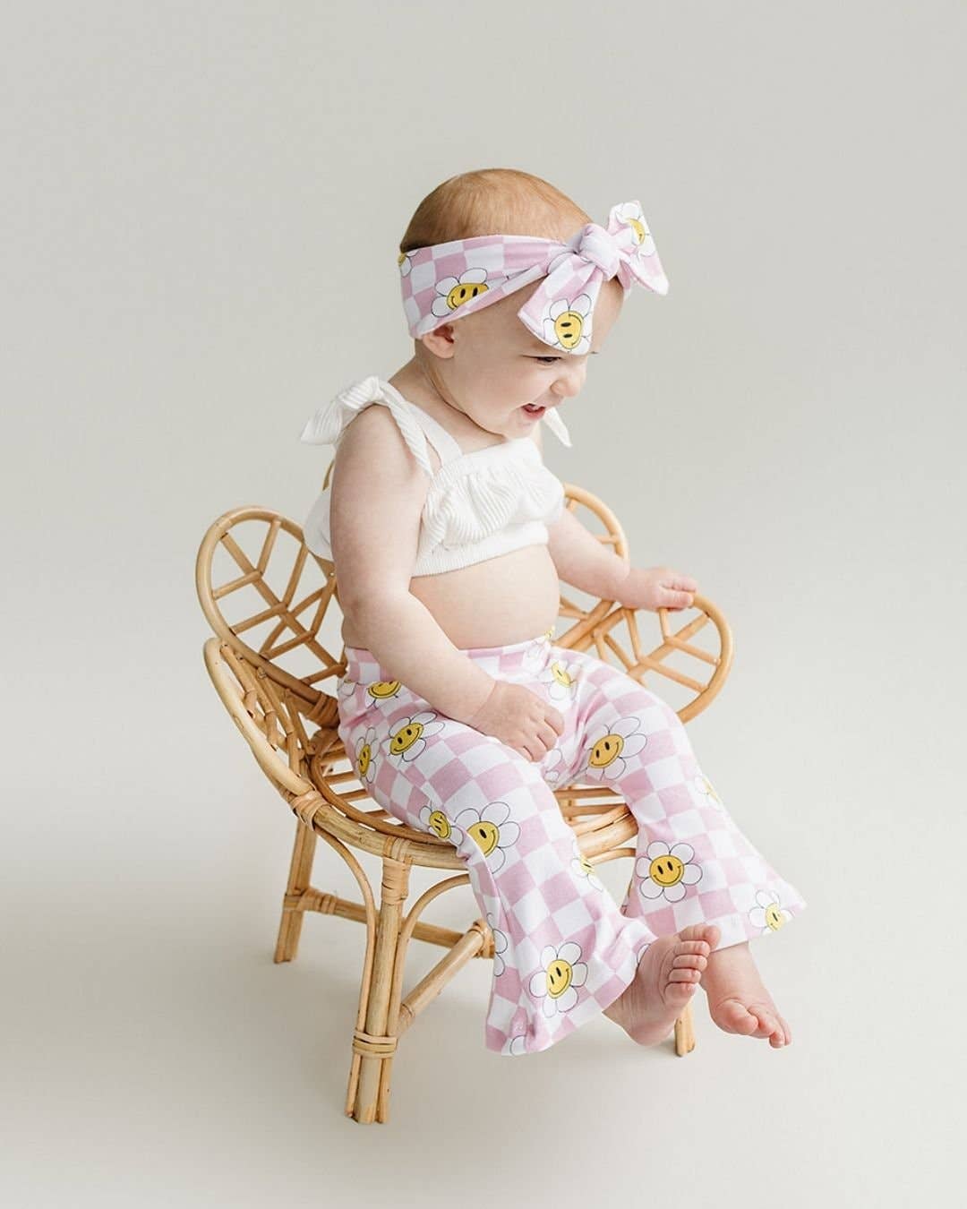 Smiley Daisy Kids Headband
