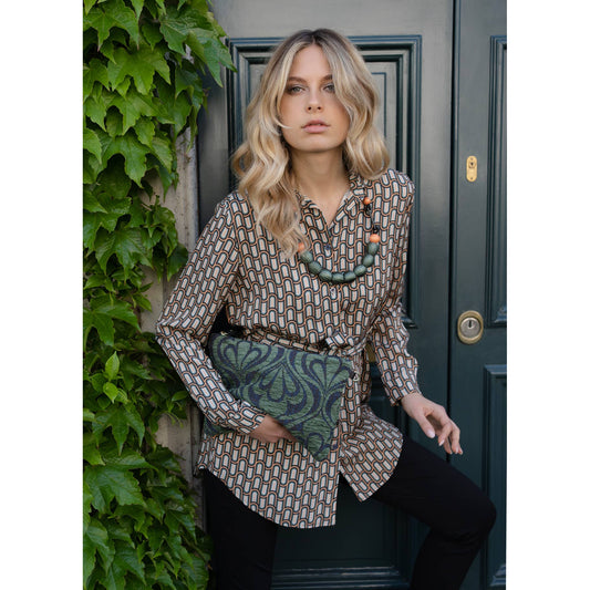 Italian Geometric Reina Shirt
