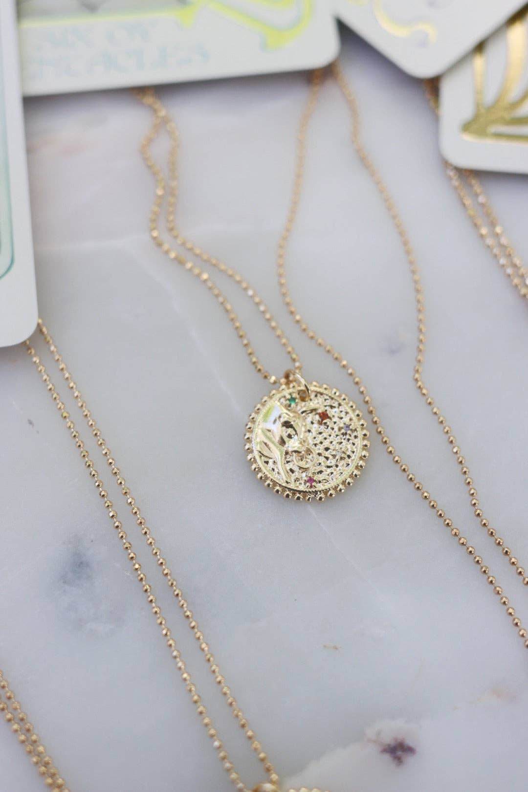 Virgo The Caregiver Zodiac Necklace - SAUVAGE ZSA™