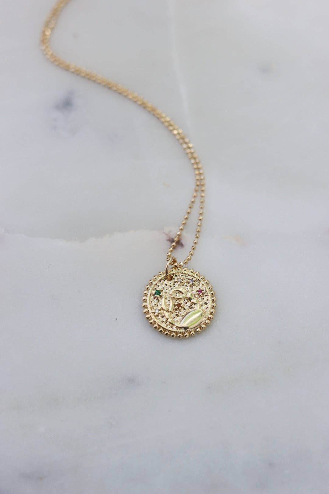 Virgo The Caregiver Zodiac Necklace - SAUVAGE ZSA™
