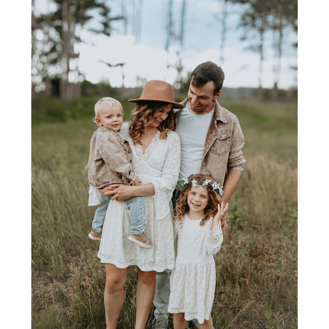 Ivory Lace Mommy & Me Bridal Dress - Flower Girl Dress - Wedding Girl