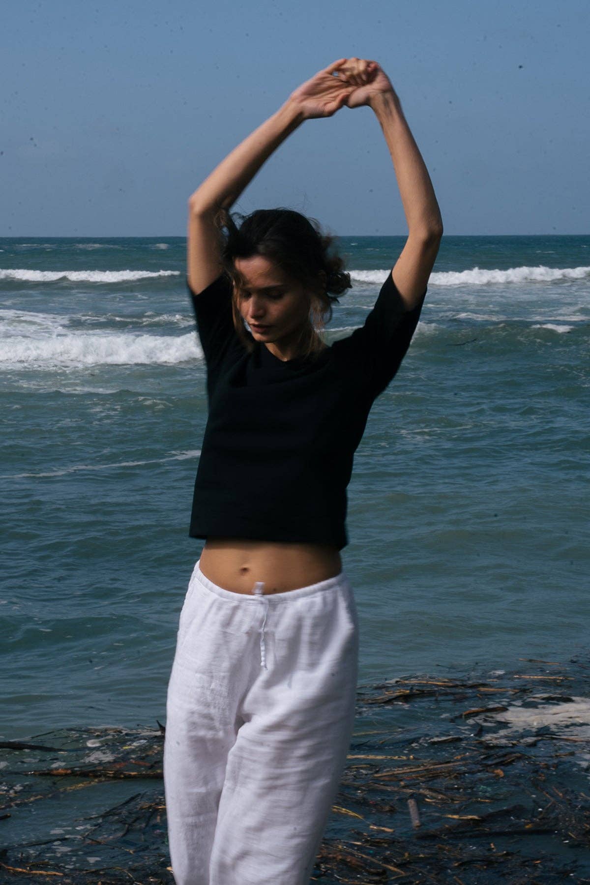 Organic Rib V Neck