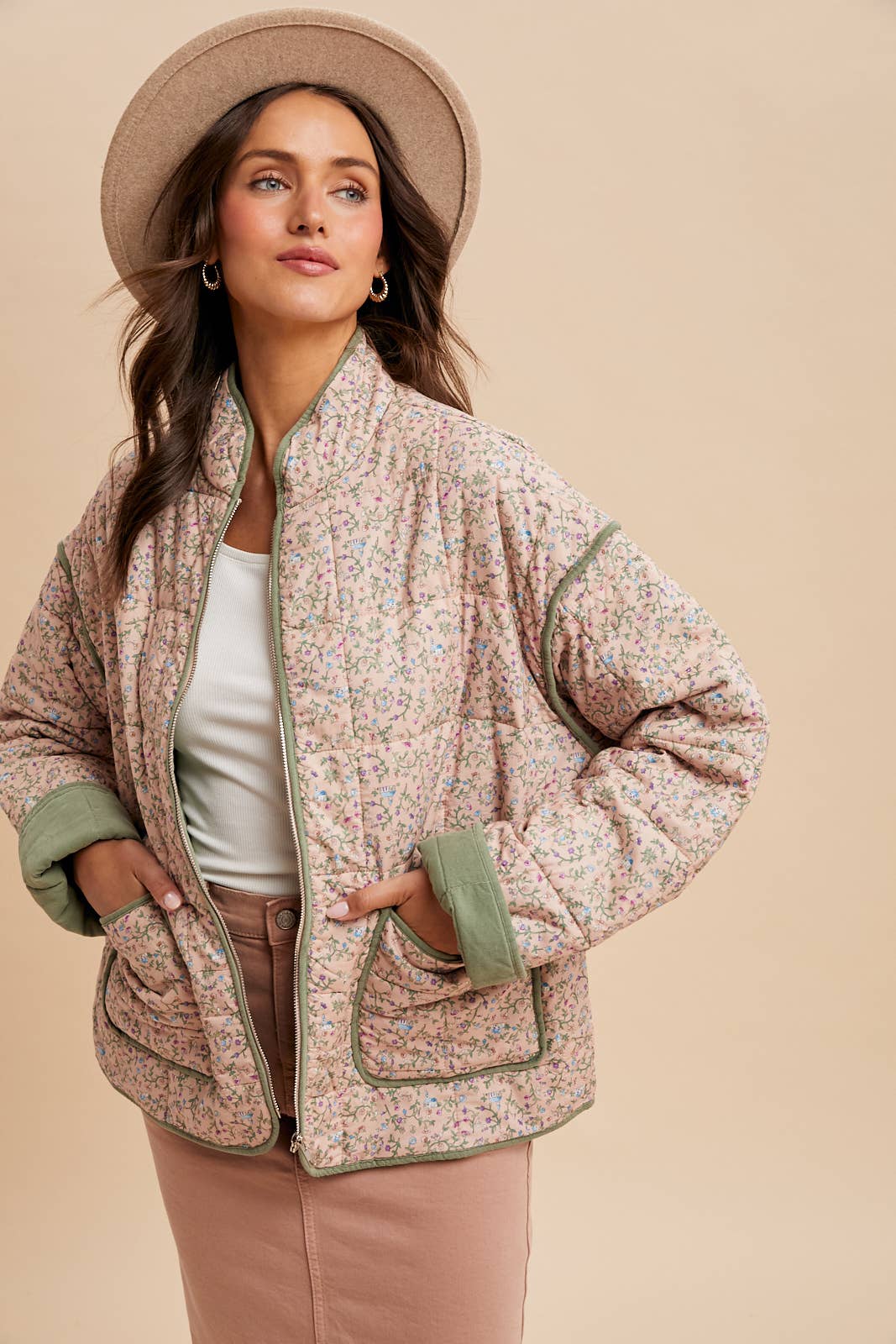 Quilted Cotton Puffer Jacket