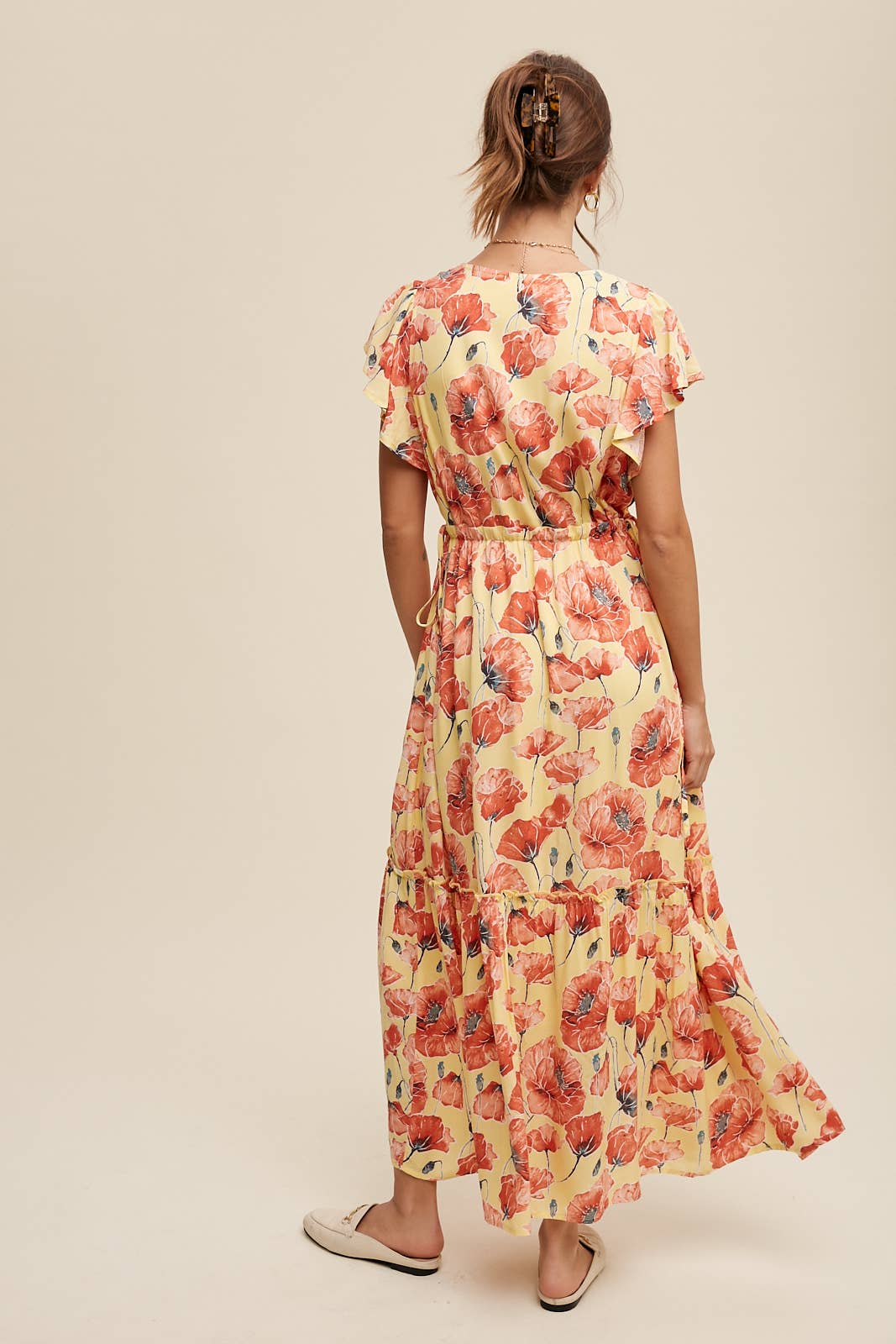 Poppy Floral Tiered Maxi Dress