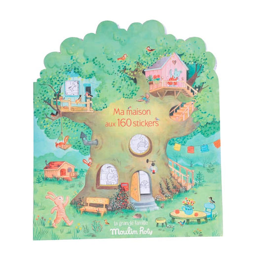 Coloring Book & Assorted Stickers - Big Happy Family