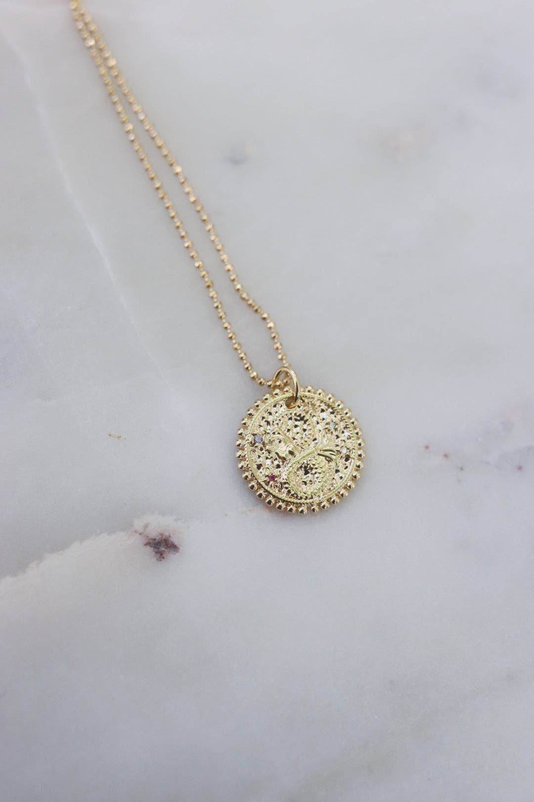 Virgo The Caregiver Zodiac Necklace - SAUVAGE ZSA™