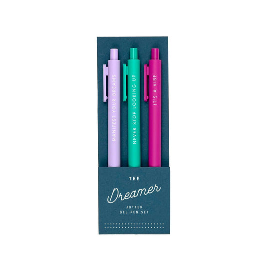 The Dreamer Jotter Gel Pen: Set of 3 - SAUVAGE ZSA™