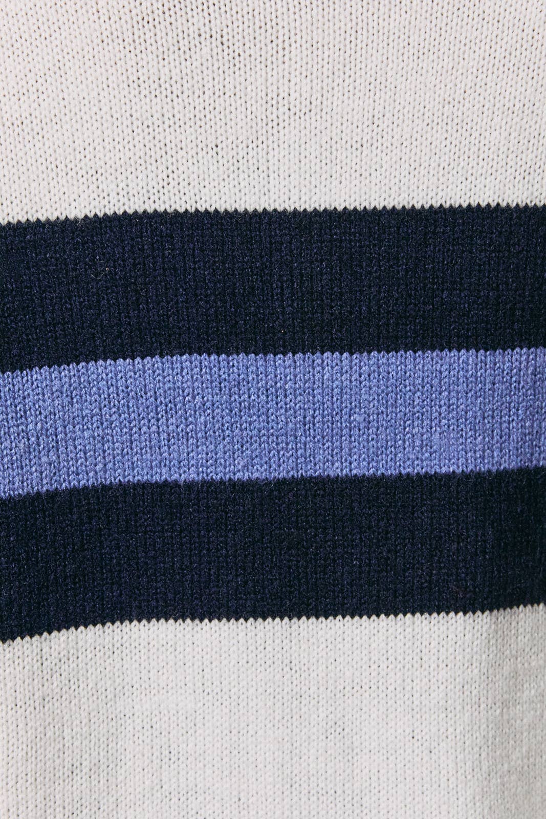 Rugby Knit Polo Striped Sweater