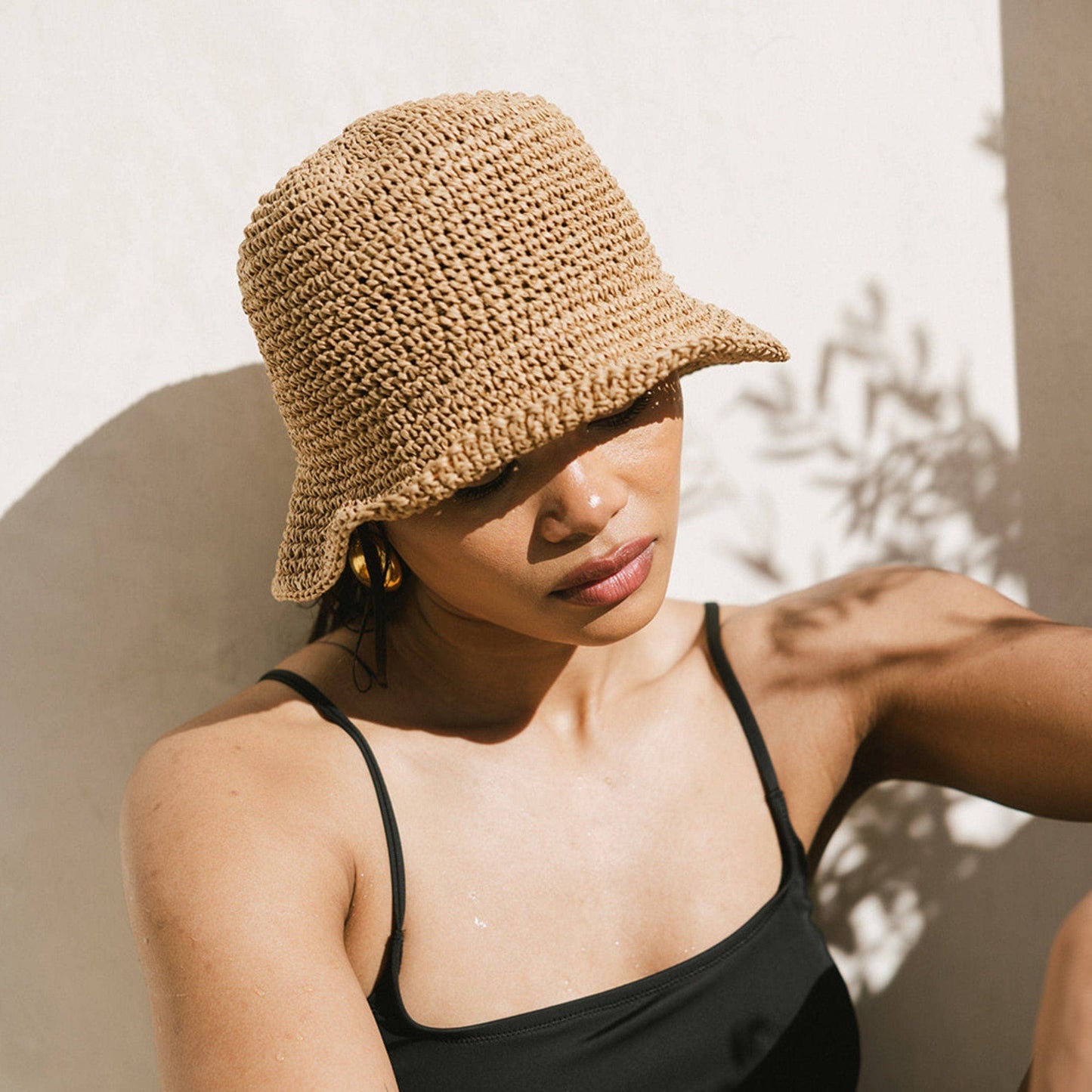 GiGi Pip Sal Crochet Packable Bucket Hat