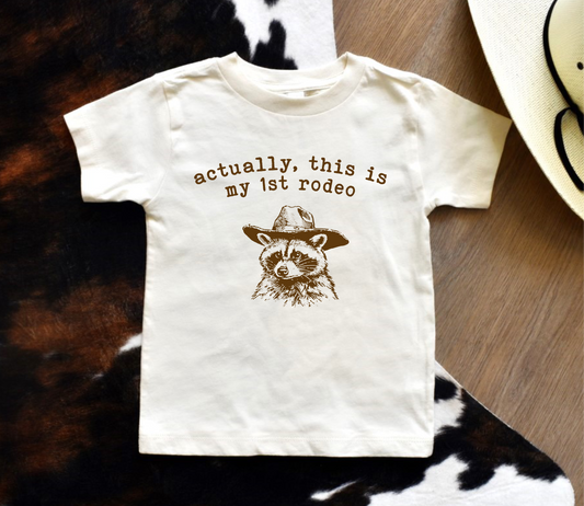 My First Rodeo Western Kids T-shirt