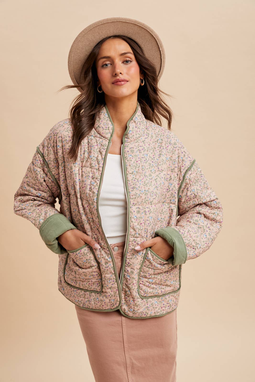 Quilted Cotton Puffer Jacket