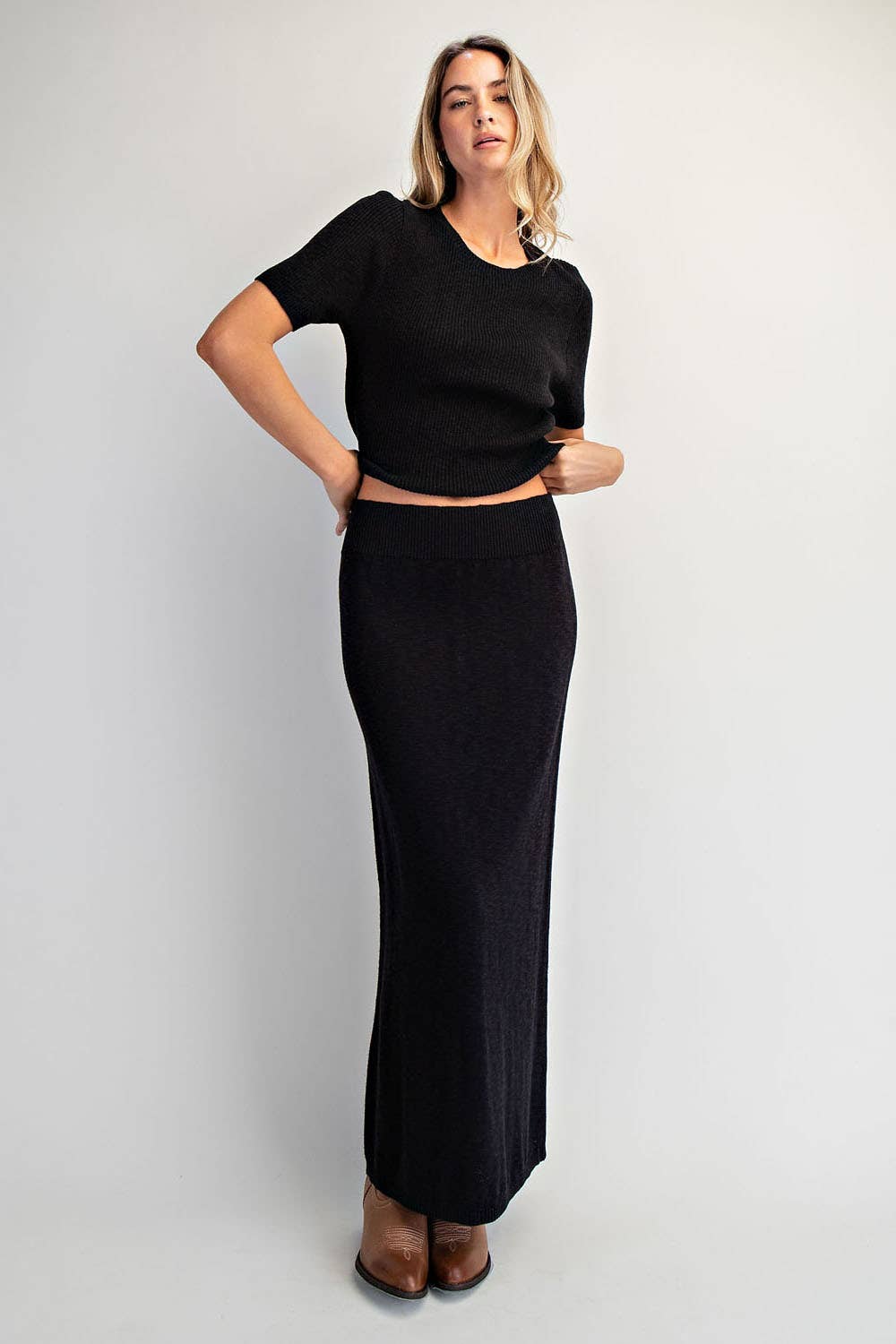 Sweater Skirt Set