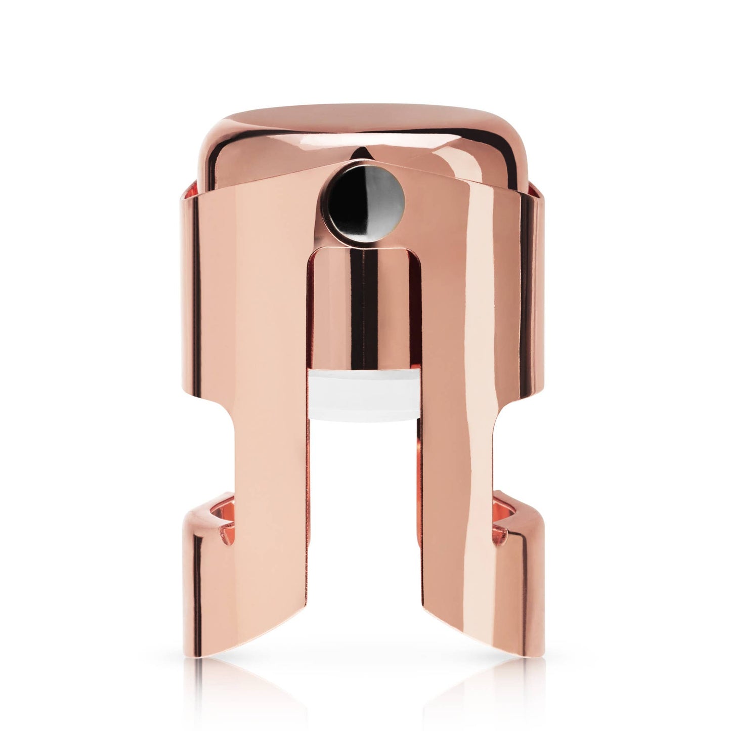 Viski Summit™ Copper Plated Heavyweight Champagne & Prosecco Stopper